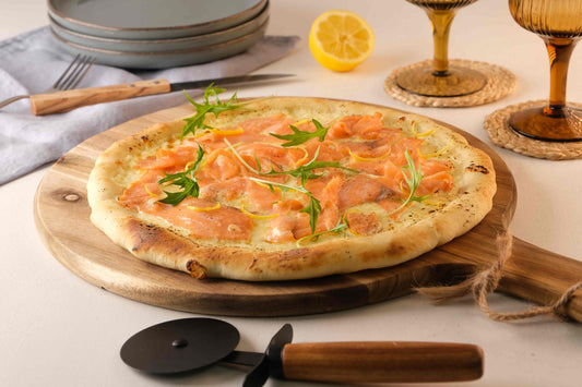 Pizza au saumon fumé (8 unités)