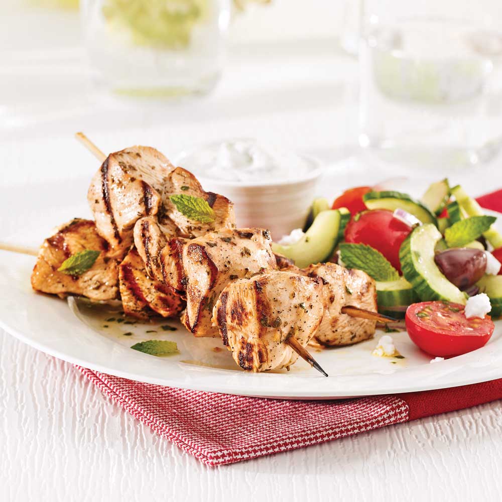 Brochette de poulet souvlaki (24 unités)